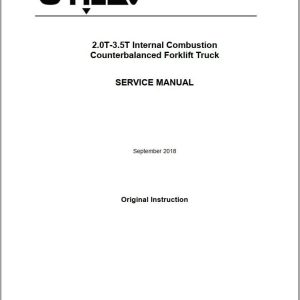 Yale Forklift A266 (UT15-18P) Service and Operation Manual