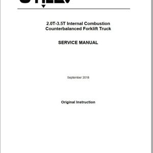 Yale Forklift A273 (UT20-32C) Service Manual
