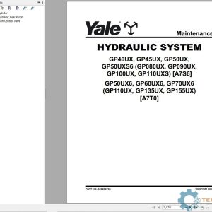 Yale Forklift A7S6 (GP080UX, GP090UX, GP100UX) Service Manual