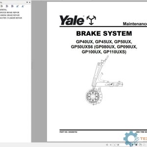 Yale Forklift A7S6 (GP40UX, GP45UX, GP50UX5) Service Manual