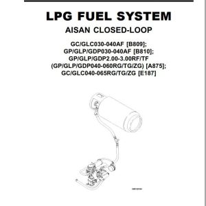 Yale Forklift A875 (GDP050-060TG) Service Manual