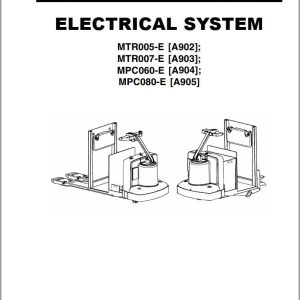 Yale Forklift A903 (MTR007-E) Service Manual