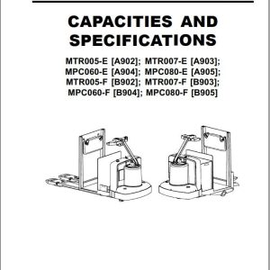 Yale Forklift A904 (MPC060-E) Service Manual