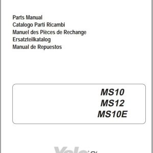 Yale Forklift B846 (MS10 - MS12) Service Parts Manual