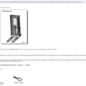 Yale Forklift B847 (MS12X - MS15X) Service Manual