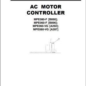 Yale Forklift B890 (MPE080-F) Service Manual