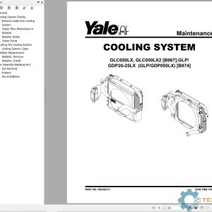 Yale Forklift B967 (GLC050LX, GLC050LX2) Service Manual
