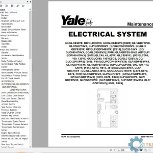 Yale Forklift C810 (GPGDPGLP030-040VXSVX) Service Manual