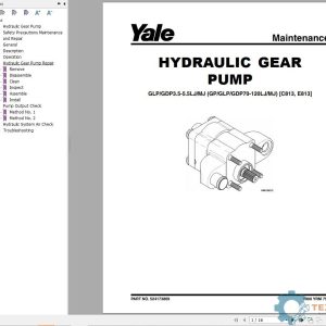 Yale Forklift C813 (GDPGLP35-55LJMJ Europe) Service Manual
