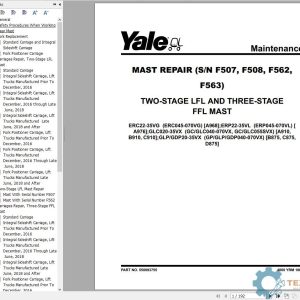 Yale Forklift C875 (GLP20-35VX. GDP20-35VX Europe) Service Manual