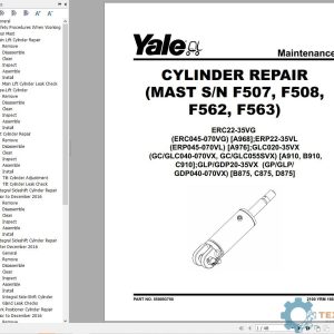 Yale Forklift C875 (GP40-70VX, GLP40-70VX, GDP40-70VX) Service Manual