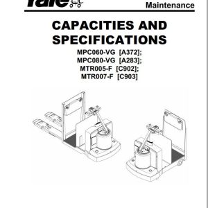Yale Forklift C902 (MTR005-F, MTR007-F) Service Manual
