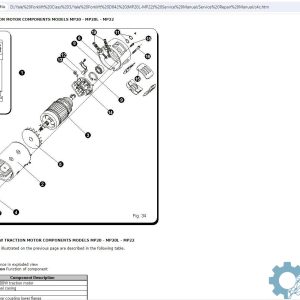 Yale Forklift D842 (MP20L-MP22) Service Manual