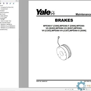 Yale Forklift D896 (MPE060-F) Service Manual