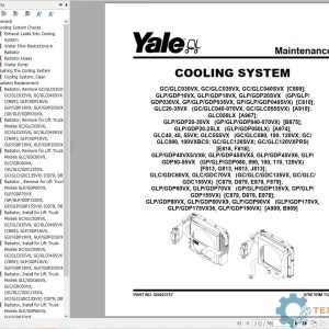 Yale Forklift E818 (GC_GLC080-100-120VX to GC_GLC120V) Service Manual