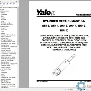 Yale Forklift E879 (GLC_GDC60-70VX) Service Manual