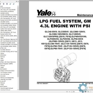 Yale Forklift F818 (GC_GLC080-120 VX to GC_GLC120VXPRS) Service Manual