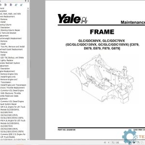 Yale Forklift G879 (GC60VX, GC70VX) Service Manual