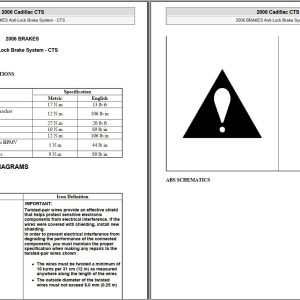 2006-2007 Cadillac CTS Service Repair Manual