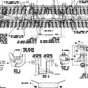 John Deere Air System 40x7.5 15 1890 SchematiC Instruction AAA12043 07.2010