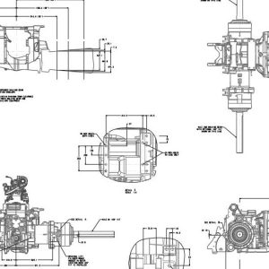 John Deere Engineering U8 Tracks Tractor JD90 Engineering Layout Assembly RY297697 08.2008