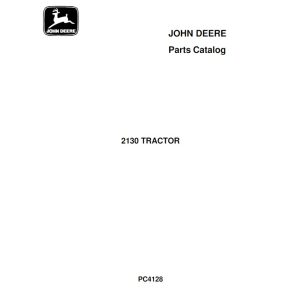 John Deere 2130 Tractor Parts Catalog