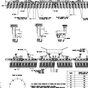 John Deere Air System 40x7.5 1890 Schematic Instruction AAA12042 07.2010