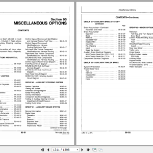 John Deere Articulated Tractors 8450 8650 4WD Technical Manual TM1355