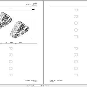 John Deere Combine CSTR Track CS Chassis & Structure S770 Parts Catalog PC13456