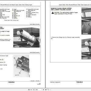 John Deere Combine CTS Rice Technical Manual TM1543