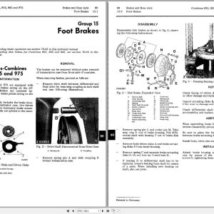 John Deere Combines 925 935 945 955 965 975 Technical Manual TM4307