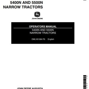 John Deere OEM Diesel Engines 10,5L 12,5L 6105 en 6125 Operators Manual