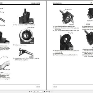 John Deere PTO Drive Attachments Rotary Mowers Snowblowers Snowthrowers Technical Manual TM1594