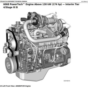 John Deere PowerTech 6068 Diesel Engine Technical Manual CTM104719