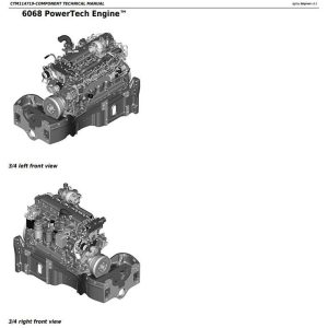 John Deere PowerTech 6068 Diesel Engine Technical Service Manual CTM114719