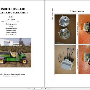 John Deere TE-Gator Kit Assembling Instructions