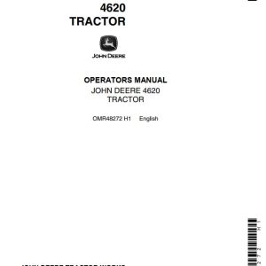 John Deere Tractor 4620 Operators Manual
