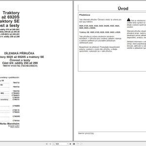John Deere Tractor 6020 to 6920S Technical Manual TM4747_PART4 10.2002 CS