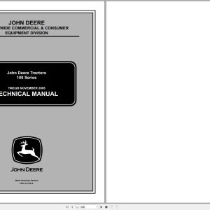 John Deere Tractors 100 Series Technical Manual TM2328 11.2005