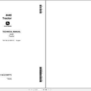 John Deere Tractors 4440 Technical Manual TM1182