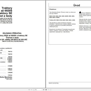 John Deere Tractors 6020 to 6920S & SE Models Technical Manual TM4747_PART3 10.2002 CS
