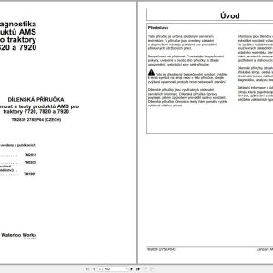 John Deere Tractors 7720 7820 7920 Technical Manual TM2839 09.2004 CS