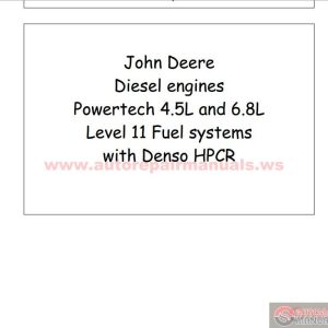 John Deere Powertech 4.5, 6.8 Diesel Engine Workshop Manual 2004