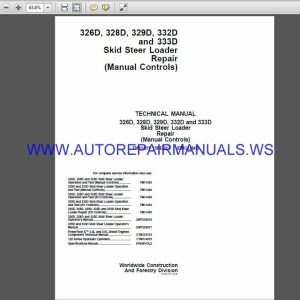 John Deere 326D-328D-329D-332D-333D Parts Manual