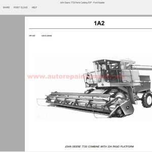 John Deere 7720 Parts Catalog