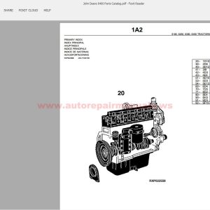 John Deere 8400 Parts Catalog