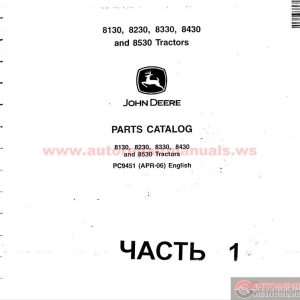 John Deere 8430 Parts Catalog