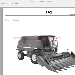 John Deere 9450 Parts Catalog