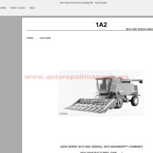 John Deere 9510 Parts Catalog