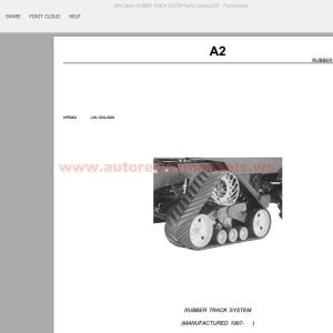 John Deere RUBBER TRACK SYSTEM Parts Catalog